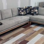 Köşe koltuk takımı döşeme